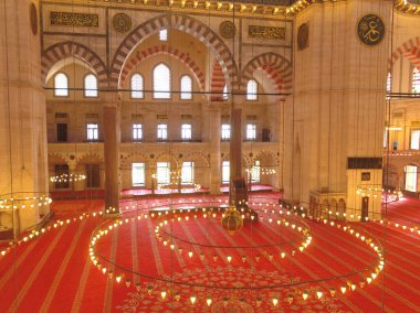 Süleyman Camii İç Görünüm, İstanbul
