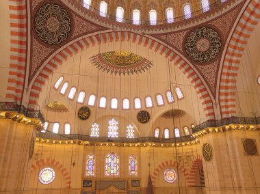 Süleyman Camii İç Görünüm, İstanbul