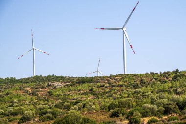 Elektrik enerjisi için yel değirmenleri - Temiz ve yenilenebilir enerji hava aracıyla enerji üretimi