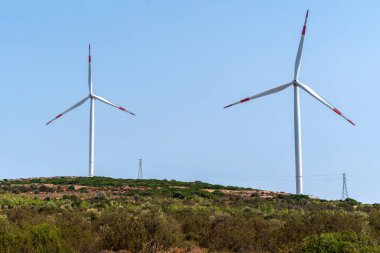 Elektrik enerjisi için yel değirmenleri - Temiz ve yenilenebilir enerji hava aracıyla enerji üretimi