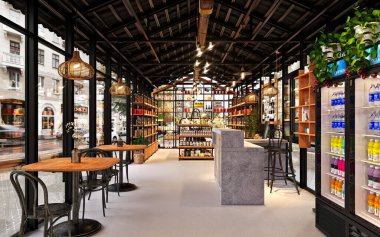 RESTAURANT CAFE 'İN 3D RENDERİ