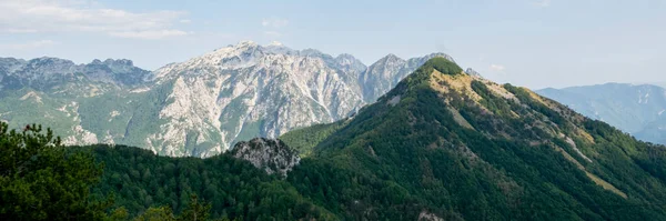 Albanische Bergalpen Berglandschaft Malerischer Blick Auf Die Berge Sommer Albanisches — Stockfoto
