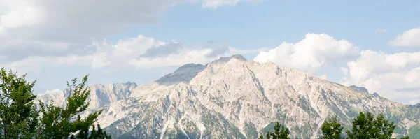 Albanische Bergalpen Berglandschaft Malerischer Blick Auf Die Berge Sommer Albanisches — Stockfoto