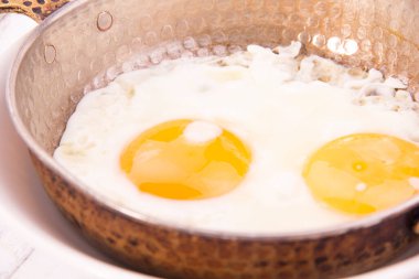 Yakın plan yumurta.