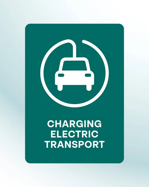 Borne de recharge voitures électriques signe. Icône de ravitaillement voiture électrique. Logo parking pour recharge charge écotransport. symbole vectoriel. — Image vectorielle