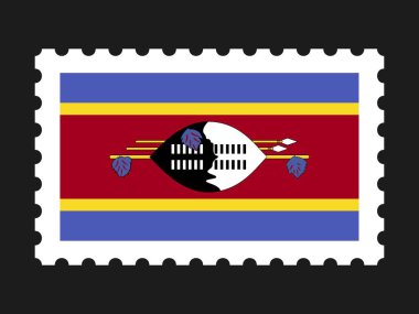 SWAZILAND Posta, Vatanseverlik ve Ulusal Kimlik için Ulusal Bayrak Damga Simgesi Simgesi