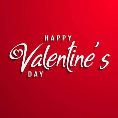 Sevgililer Günü Tasarımı Romantik Aşk ve Kalp Arkaplan İllüstrasyonu