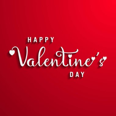 Sevgililer Günü Tasarımı Romantik Aşk ve Kalp Arkaplan İllüstrasyonu