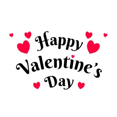 Sevgililer Günü Tasarımı Romantik Aşk ve Kalp Arkaplan İllüstrasyonu