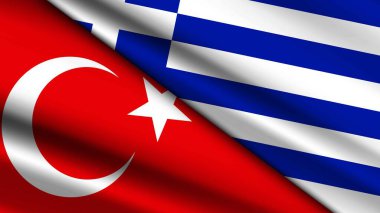 Yunanistan ve Türkiye Kimliği Görüntü Vektörü