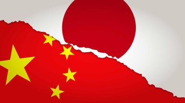 Japonya ve Çin Kimliği Görüntü Vektörü