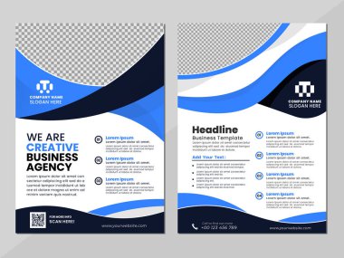 Business Flyer Şablonu İş Pazarlama 'da kullanılabilir