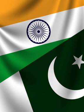 Hindistan ve Pakistan Kimliklerinden oluşan Ulusal Tasarım