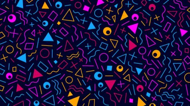 Farklı şekillere sahip güzel renkli arkaplan