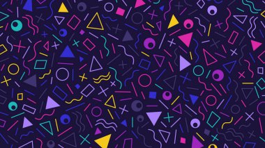 Farklı şekillere sahip güzel renkli arkaplan