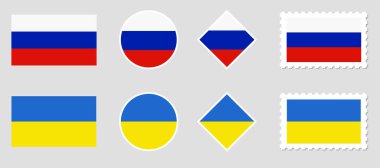 Rusya ve Ukrayna Kimliği Görüntü Vektörü