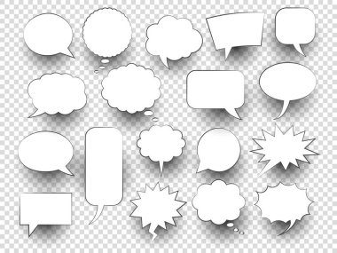 Çeşitli Konuşma Baloncukları ve Metin Diyaloğu