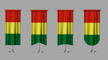 BOLIVIA Bayraklı Dikey Sancaklar Koleksiyonu