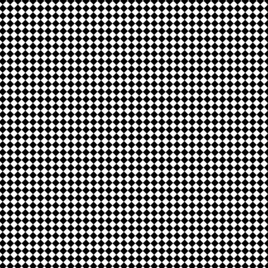 Beyaz arka planda siyah elmas desenli. Rhombus siyah beyaz geometrik dans pisti. Dekoratif ekose, baklava desenli kumaş, duvar kağıdı için desenli arkaplan.