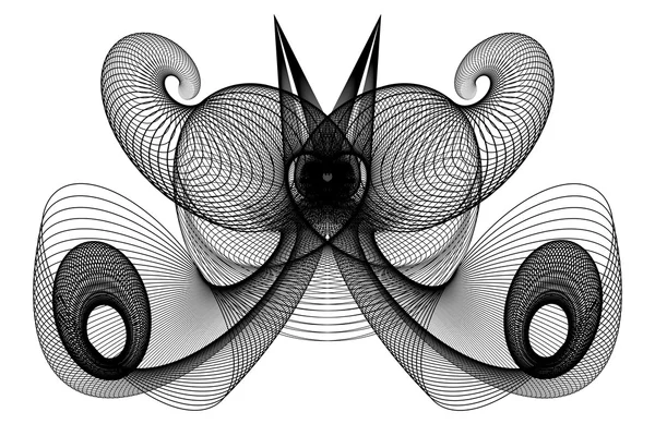 Conceito de flor geométrica . —  Vetores de Stock