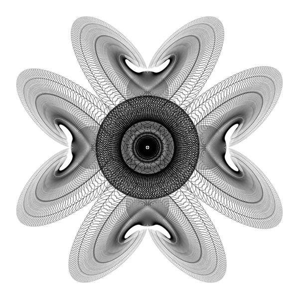 Geometrische bloem concept. — Stockvector