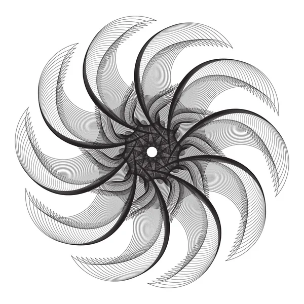 Geometrical flower concept. — Stock Vector