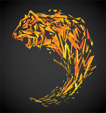 Çokgen tiger şekil
