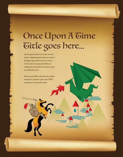 Свиток дракона и рыцаря
