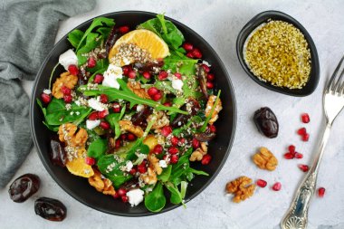 İstekli ıspanak salatası.