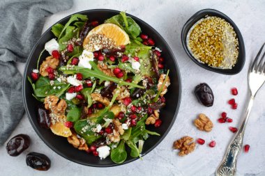 İstekli ıspanak salatası.