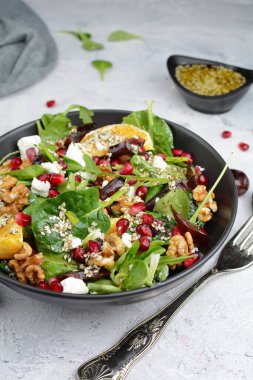 İstekli ıspanak salatası.