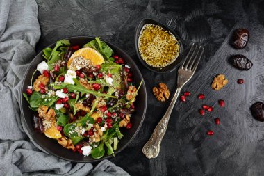 İstekli ıspanak salatası.