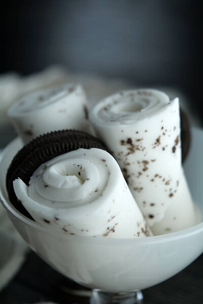 Thai Ice Cream Background Close — Stock Photo, Image
