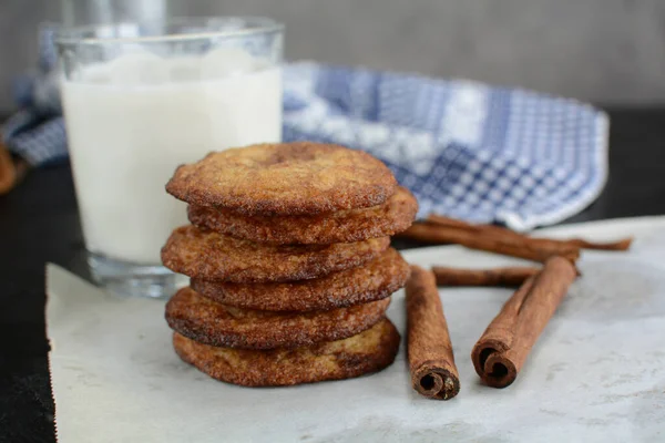 Keto Şekersiz Tarçınlı Kurabiye — Stok fotoğraf