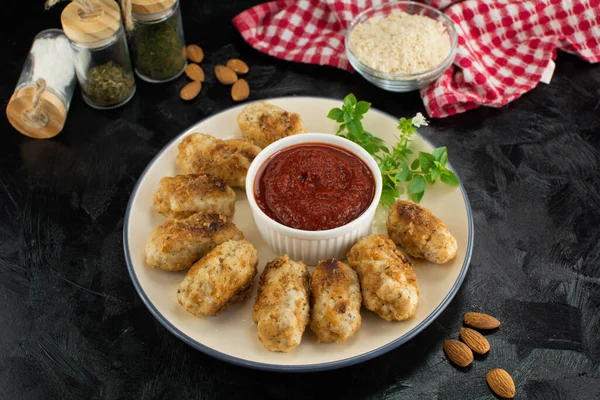 Keto Karnabahar Şekersiz Ketçaplı Patates Patatesleri