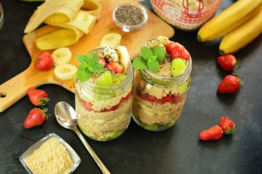 Arka planda maca yulafları, kapatın