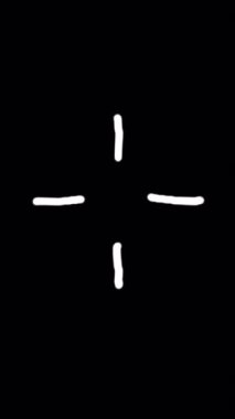 Dikey video yükleme süreci göstergesi uygulama arayüzleri, web sitesi önyükleyicileri ve kullanıcı deneyimi tasarımları için uygun karalama canlandırması.