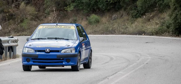 Achladocampos, Yunanistan - 12 Ekim 2025 Achladocampos Tepesi Yunanistan 'da ünlü bir yarış etkinliğidir..