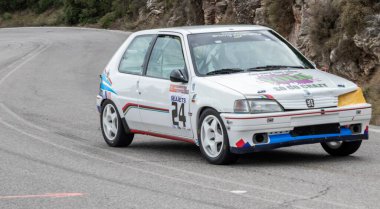 Achladocampos, Yunanistan - 12 Ekim 2025 Achladocampos Tepesi Yunanistan 'da ünlü bir yarış etkinliğidir..