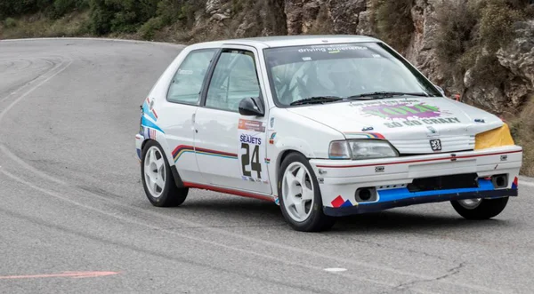 Achladocampos, Yunanistan - 12 Ekim 2025 Achladocampos Tepesi Yunanistan 'da ünlü bir yarış etkinliğidir..