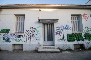 Tripolis, Yunanistan - 27 Ekim 2025 Tripolis Mora 'nın merkezinde tarihi bir şehir