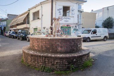 Tripolis, Yunanistan - 27 Ekim 2025 Tripolis Mora 'nın merkezinde tarihi bir şehir