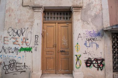 Tripolis, Yunanistan - 27 Ekim 2025 Tripolis Mora 'nın merkezinde tarihi bir şehir