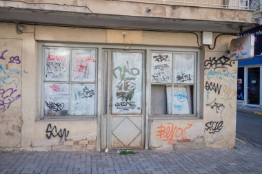 Tripolis, Yunanistan - 27 Ekim 2025 Tripolis Mora 'nın merkezinde tarihi bir şehir