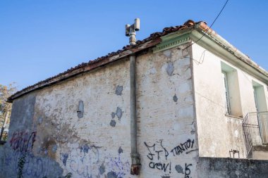 Tripolis, Yunanistan - 27 Ekim 2025 Tripolis Mora 'nın merkezinde tarihi bir şehir