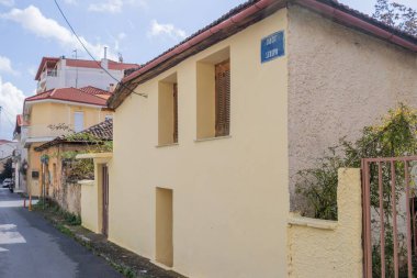 Tripolis, Yunanistan - 9 Kasım 2025 Tripolis Mora 'nın merkezinde tarihi bir şehir