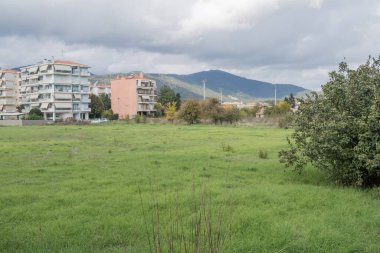 Tripolis, Yunanistan - 9 Kasım 2025 Tripolis Mora 'nın merkezinde tarihi bir şehir