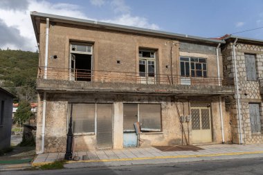 Kapsia, Yunanistan - 6 Ocak 2026 Kapsia Yunanistan 'ın Arcadia bölgesinde geleneksel bir köydür.