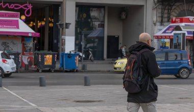Atina, Yunanistan - 11 Ocak 2026 Atina 'daki her mahallenin kendine has bir çekiciliği ve karakteri var.