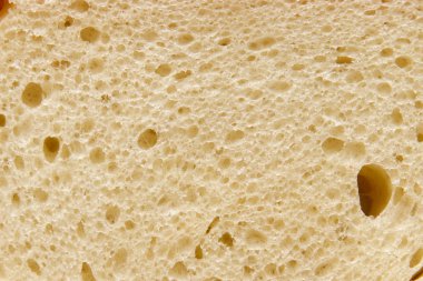 Beyaz ekmek, projeniz için bir arka plan olarak gelen doku makro